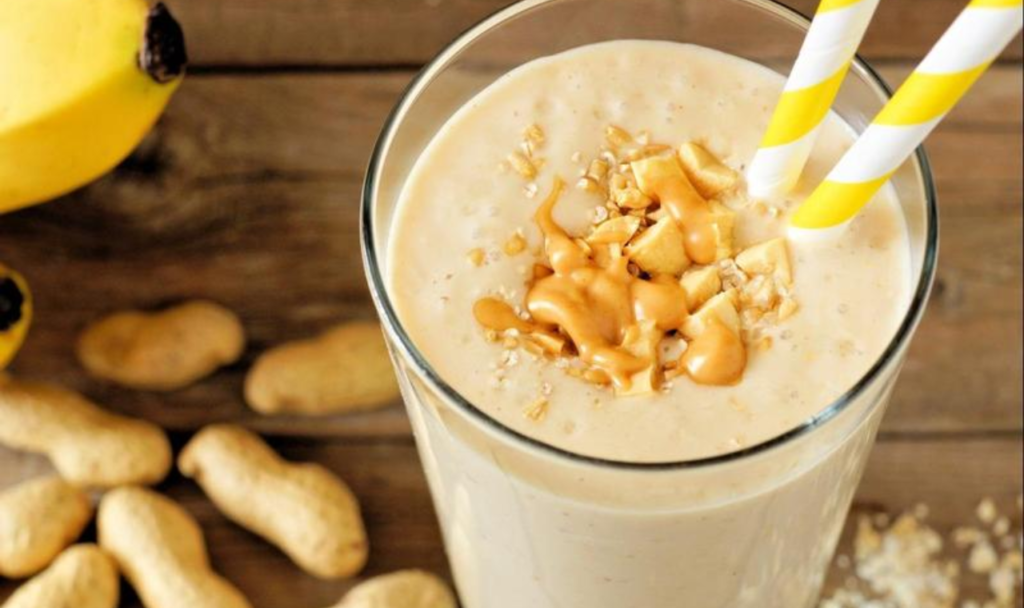 Peanut Butter Banana Shake for Weight Gain
